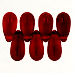 CZ-Tear Drops 5*10mm: Ruby(20PK)