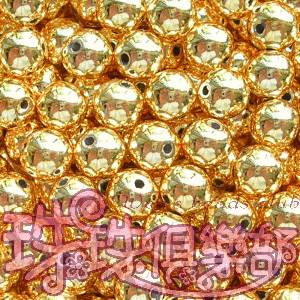 JP Gold Plated beads : Round 6m #RGP6m*4g
